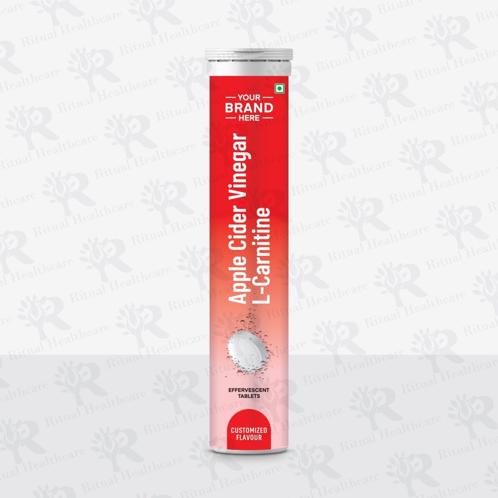 Apple Cider Vinegar, L-Carnitine Effervescent Tablets
